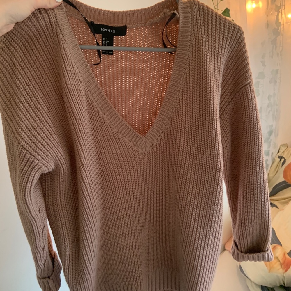 Pink F21 Sweater